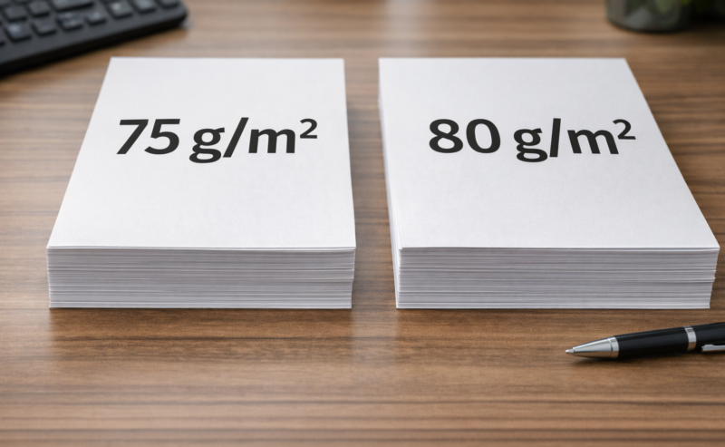Differenza tra carta A4 75 gr e 80 gr