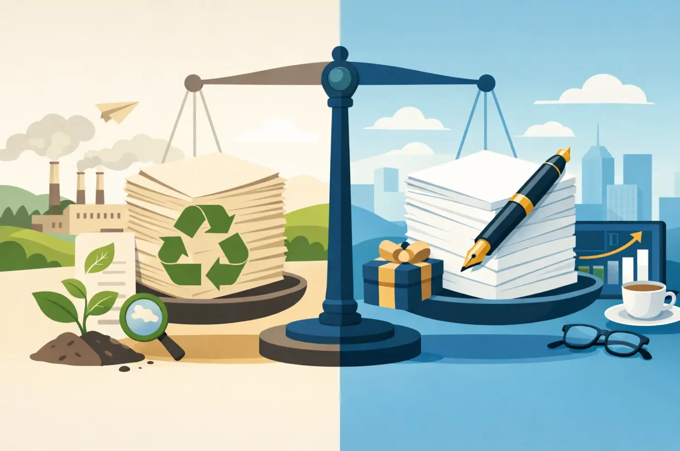 Carta riciclata o premium: cosa conviene