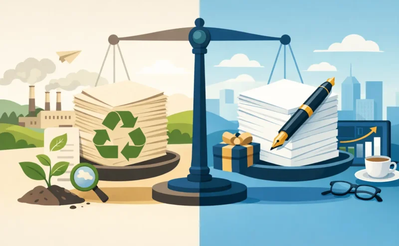 Carta riciclata o premium: cosa conviene