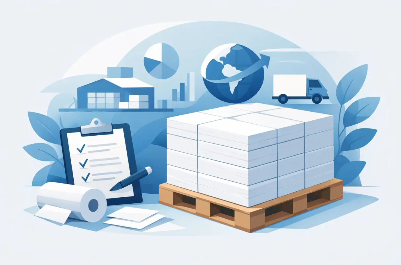 Guida al pallet di carta professionale